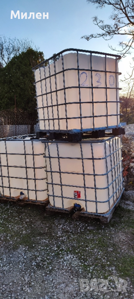 бидон 1000л (чист), снимка 1