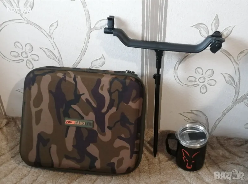 Нови FOX-кутия,стойка за кеп+колче,чаша , снимка 1