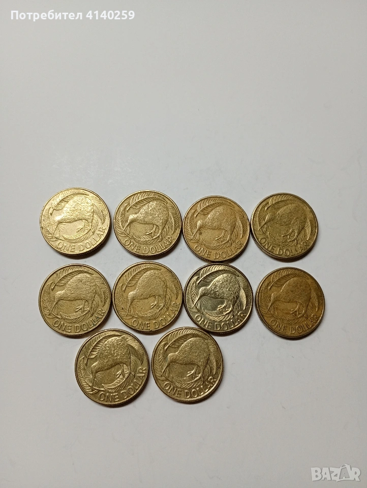 НОВА ЗЕЛАНДИЯ МОНЕТИ 1 ДОЛАР 2005-2010 Г , снимка 1