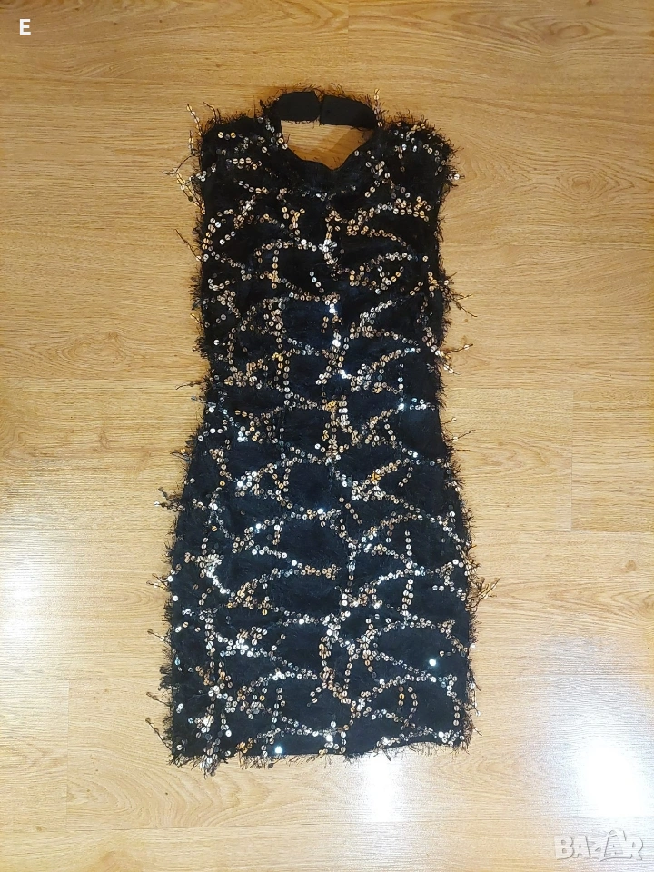 Дамска черна рокля., снимка 1