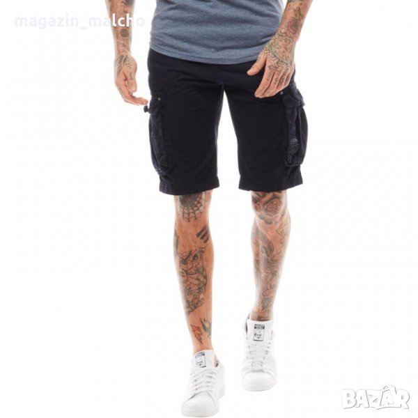 МЪЖКИ КЪСИ ПАНТАЛОНИ – Crosshatch Norbury Twill Cargo Shorts; размер: W30, снимка 1