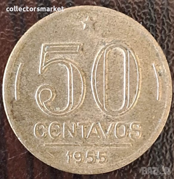 50 центаво 1955, Бразилия, снимка 1
