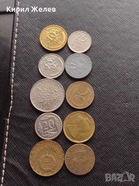 Лот монети от цял свят 10 броя ШВЕЦИЯ АРАБСКА ФРАНЦИЯ ЗА КОЛЕКЦИЯ ДЕКОРАЦИЯ 13611, снимка 1