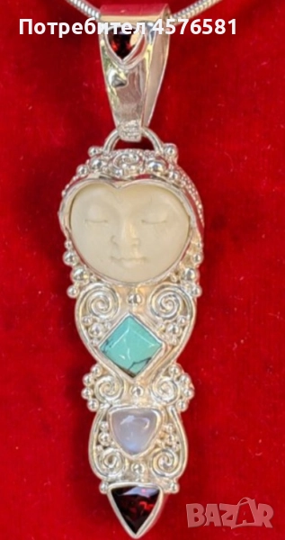 сребърно бижу произведено на остров Бали, снимка 1