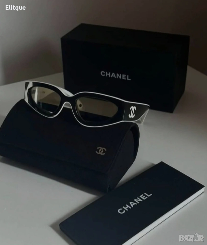очила с калъф, кутия и ув защита chanel , снимка 1