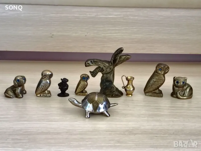 Колекционерски Лот Стари Бронзови Фигурки- Животни, снимка 1