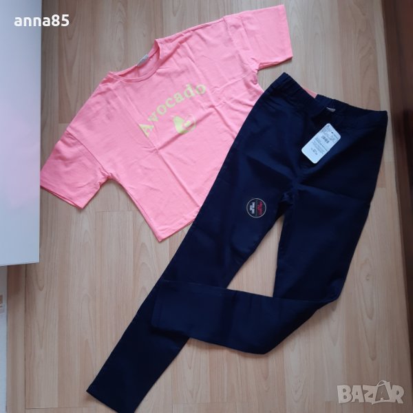 156/150см. Нови дънки и тениска, снимка 1