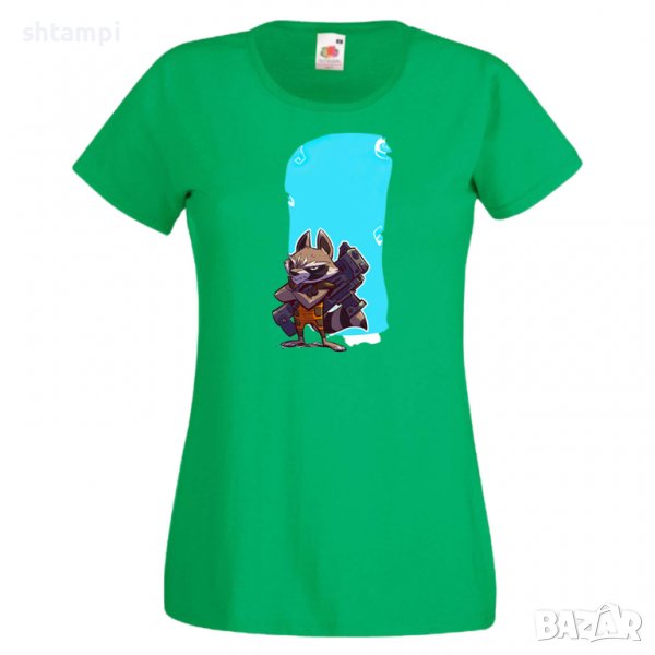 Дамска тениска Marvel Rocket Racoon 1 Игра,Изненада,Подарък,Геймър,, снимка 1