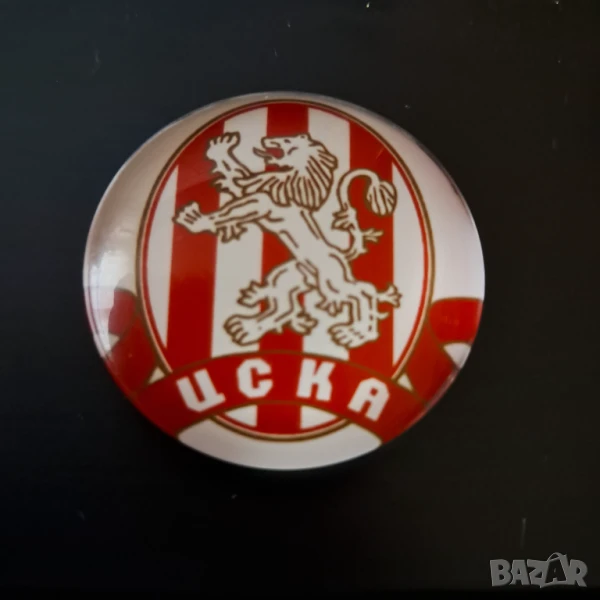 Мини магнитче за хладилник ЦСКА ретро стара емблема , снимка 1