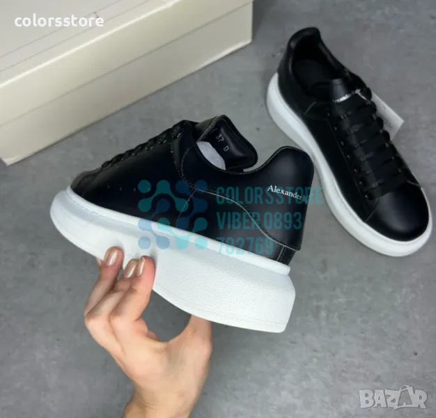 Черни кецове Alexander McQueen-BR3ER, снимка 1