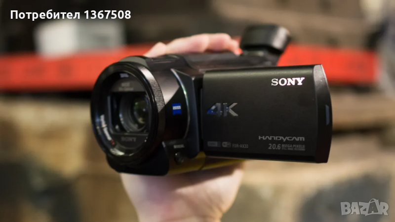 Видеокамера Sony FDR AX 33, снимка 1