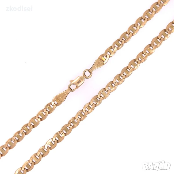 Златен синджир 10,90гр. 62,5см. 14кр. проба:585 модел:27036-1, снимка 1