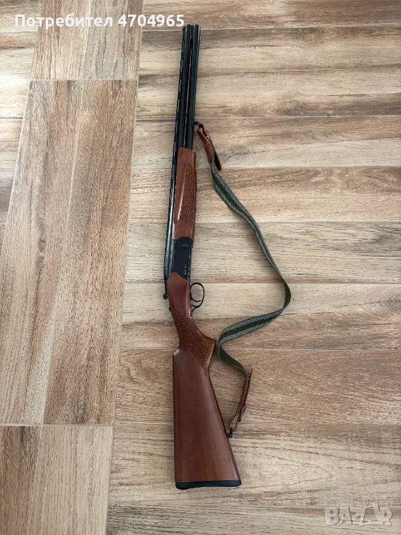Продавам ловна пушка 12/76 надцевка с калъф, ремък и каса, снимка 1