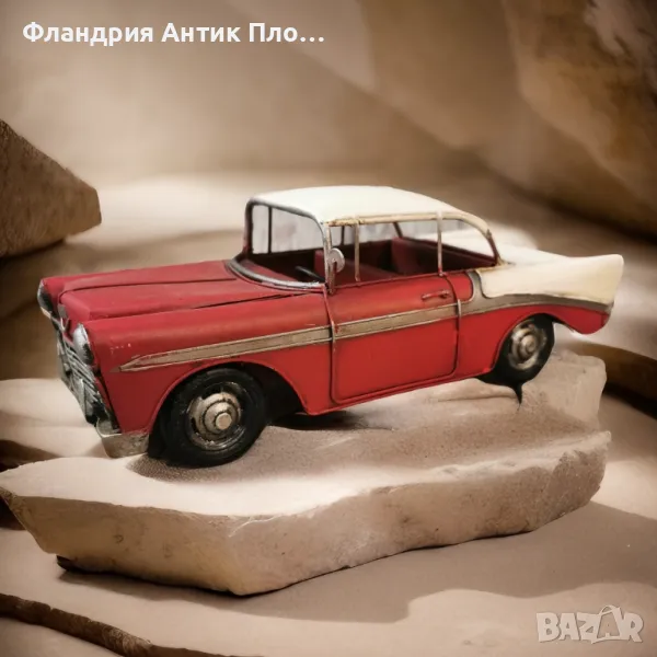 Метален Декоративен Автомобил Chevrolet Bel Air, снимка 1