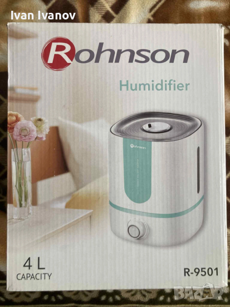 Нов овлажнител Rohnson R-9501, снимка 1