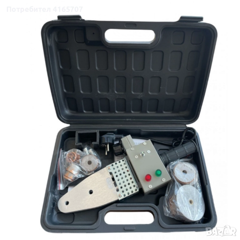 Професионална PPR лепачка 900W с 6 глави (20–63 мм) – Бърз и точен монтаж на водопроводни инсталации, снимка 1