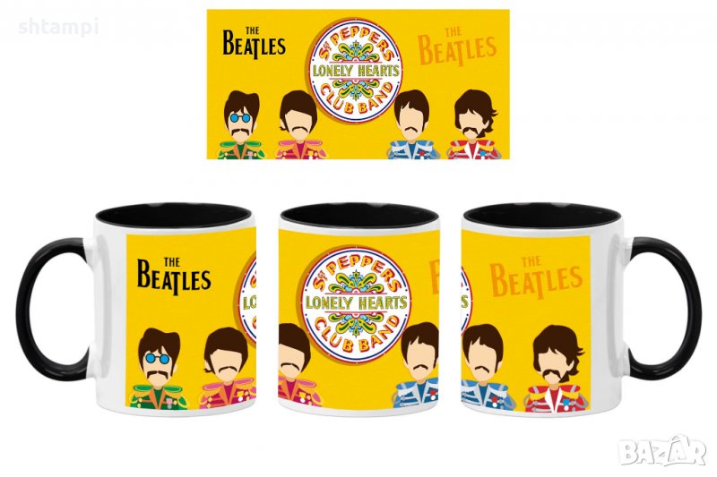 Чаша Beatles 19,Керамична Чаша, Кафе Чай, Игра,Изненада,Подарък,Повод,Празник,Рожден Ден, снимка 1