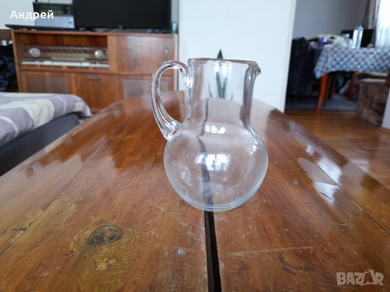 Стара стъклена кана #3, снимка 1