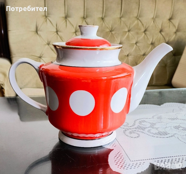 Порцеланов чайник, снимка 1