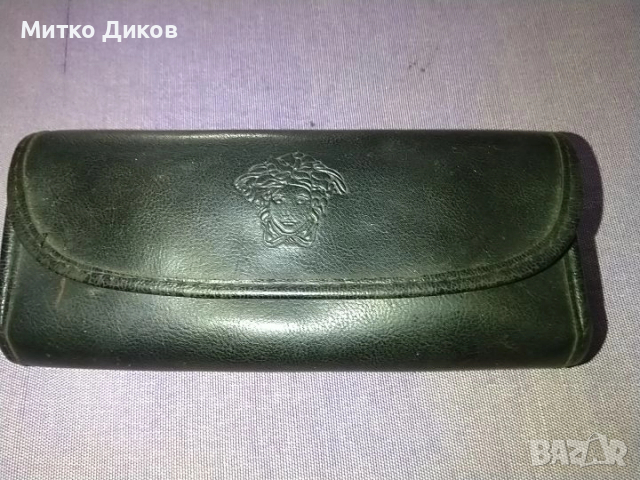 Кожено калъвче Версаче за очила