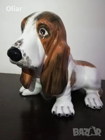 Много красива фигурка на куче от порцелан. Италия. , снимка 4 - Колекции - 49020781