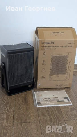 Govee Space Heater 2 Lite - 1500w , Wi-Fi smart отоплителен уред 