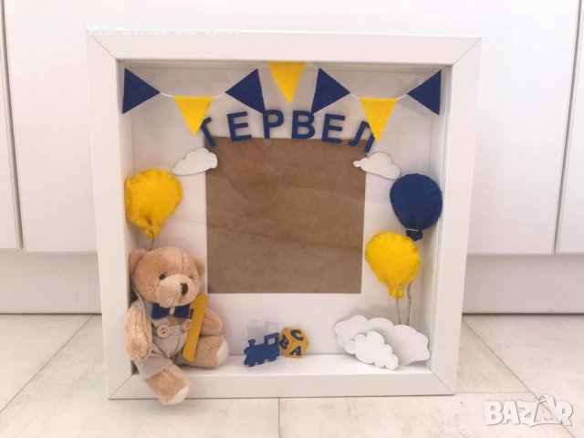 3D рамка за снимки, декорация за бебешка/детска стая - тип визитка, снимка 5 - Декорация за дома - 27168647