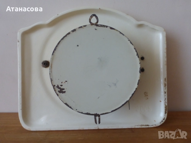 Немски стенен порцеланов часовник с ключ 1930 г, снимка 7 - Антикварни и старинни предмети - 52103449