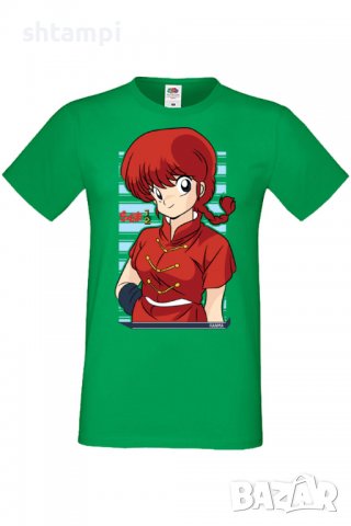 Мъжка тениска Ranma Saotome,Анимация,игра,Празник,Повод,, снимка 7 - Тениски - 38122408