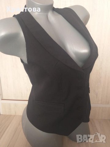 Черен елек/къс с копчета -8,00лв., снимка 11 - Жилетки - 26608252