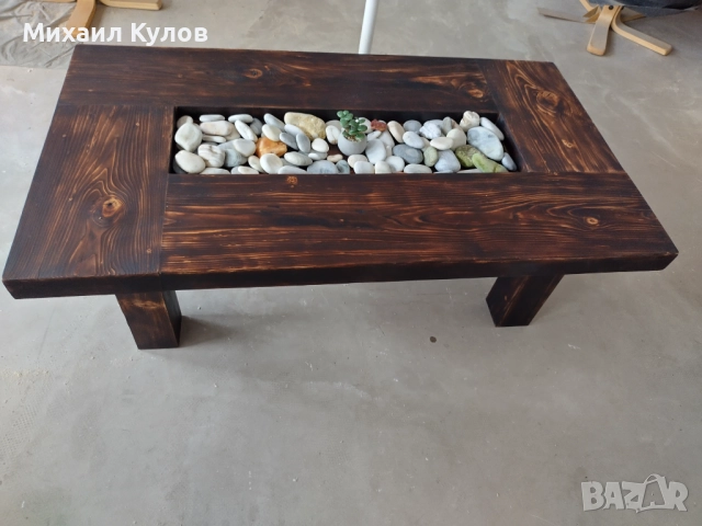 Бутикова холна маса от дърво, снимка 2 - Маси - 51435072