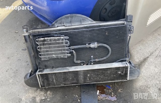 Mercedes w203купе 2.2cdi радиатори и кулер 