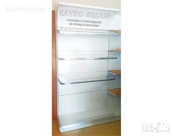 Налични Метални крайстенни и островни стелажи за дрехи и обувки, R-9016 БЯЛ ГЛАНЦ, снимка 10 - Стелажи и щандове - 50655152