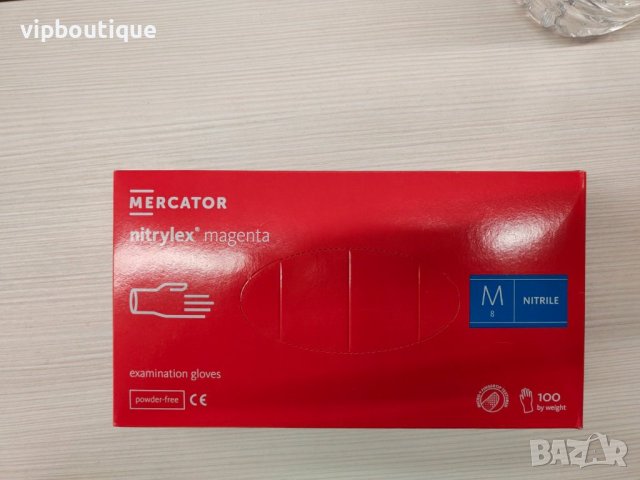 Розови нитрилни ръкавици нитрил, снимка 4 - Медицински консумативи - 37890950