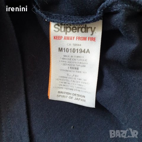 Страхотна мъжка тениска SUPERDRY размер M, снимка 5 - Тениски - 37301011