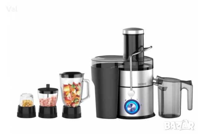 Сокоизтистквачка 4 в 1, блендер, месомелачка и мелница за подправки Lexical LJE-2212, снимка 3 - Сокоизстисквачки и цитрус преси - 53035429