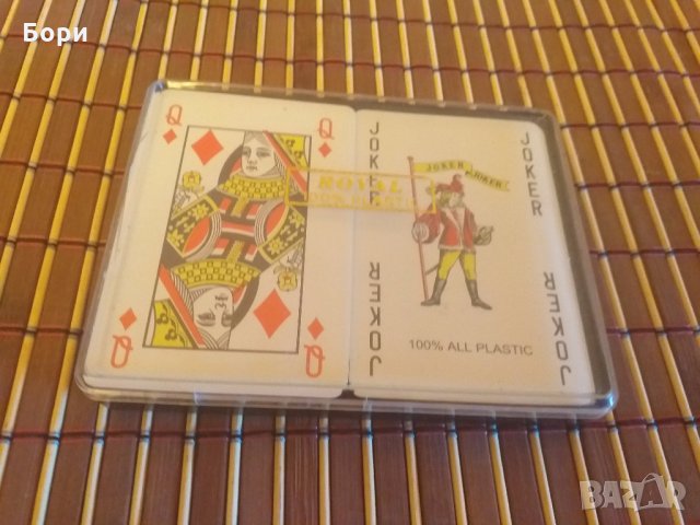 Нови Гръцки карти 2 тестета 100% пластик