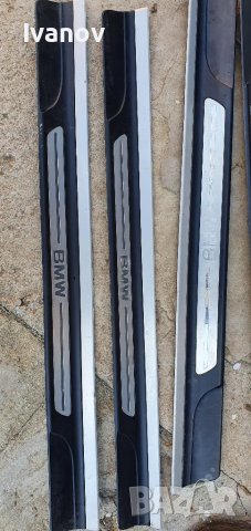 Лайсни на прага лява дясна лайсна от вънка с лого бмв е46 купе кабрио , снимка 3 - Части - 36579977