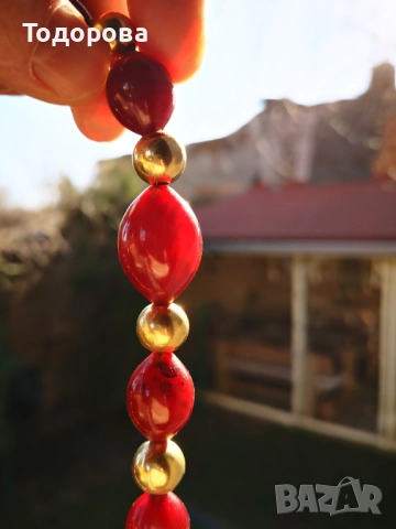 Дамска огърлица-кехлибар и злато.Османска империя., 4 900 лв, снимка 16 - Колиета, медальони, синджири - 52152629