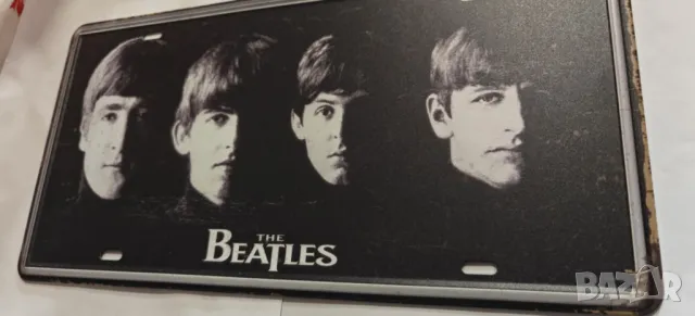 The Beatles-метална табела -тип регистрационен номер, снимка 4 - Китари - 49020754