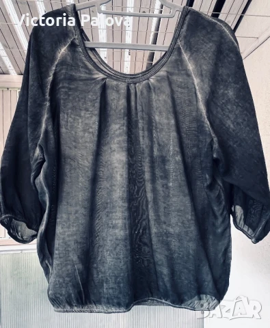 Въздушна блуза- балон  Италия, снимка 2 - Корсети, бюстиета, топове - 51200142