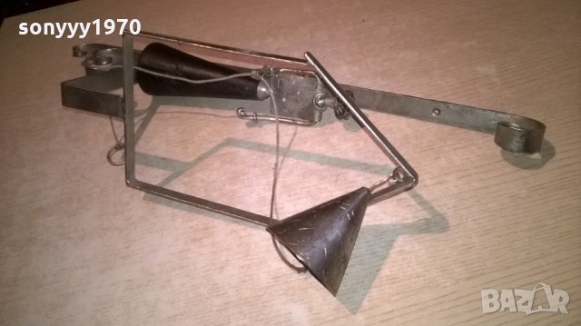 арт-жена бие камбаната-метал-внос швеицария-52х17х14см, снимка 6 - Колекции - 27017272