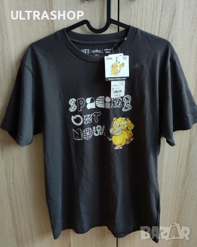 НОВА Тениска Uniqlo x Pokemon S размер , снимка 1 - Тениски - 39887478