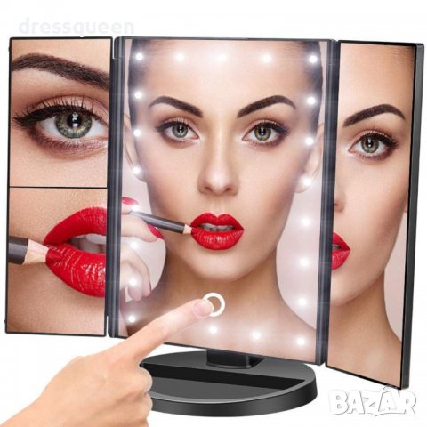 2236 Козметично огледало с вградени Led светлини, снимка 5 - Други - 37461887