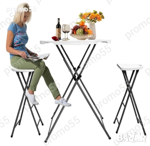 Кръгла Коктейлна Маса 80х110см.Сгъваема Маса за Кетъринг, снимка 10 - Обзавеждане за заведение - 51439259