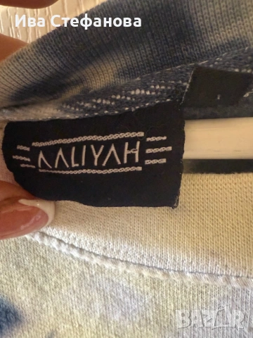 Нова 100 % памук памучна блуза от марката бранда Aaliyah 100 % оригинал , снимка 4 - Блузи с дълъг ръкав и пуловери - 50151150