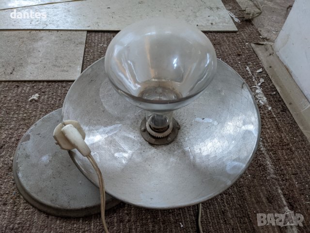 Стари метални лампи, настолни и разтегателни , снимка 4 - Настолни лампи - 36859191