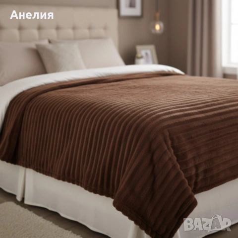 Меко и ватирано микрофибърно одеяло 200x220 см за топъл и стилен сън, снимка 7 - Други стоки за дома - 53471704