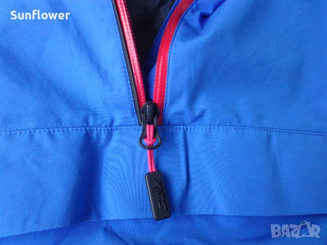 Дамско ветроустойчиво синьо яке с качулка анорак SWIX, размер M  , снимка 6 - Якета - 51870781