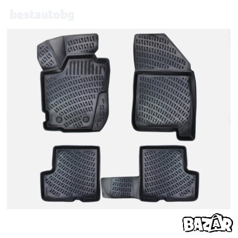 3D Автомобилни гумени стелки GMAX тип леген за Dacia Duster (2018+), снимка 1